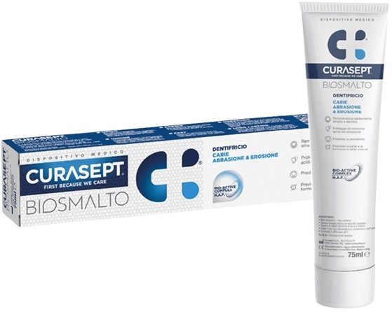 CURASEPT BIOSMALTO CARIE DENTIFRICIO 75 ML - Farmafamily.it