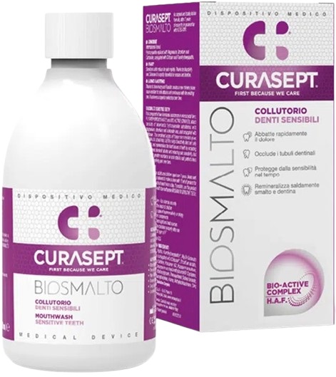 CURASEPT BIOSMALTO COLLUTORIO DENTI SENSIBILI 300 ML - Farmafamily.it
