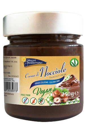 PIACERI MEDITERRANEI CREMA NOCCIOLA 250 G - Farmafamily.it