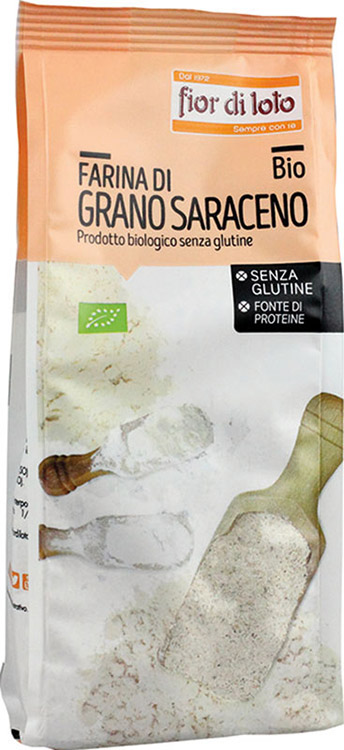 FARINA GRANO SARACENO SENZA GLUTINE BIO 375 G - Farmafamily.it