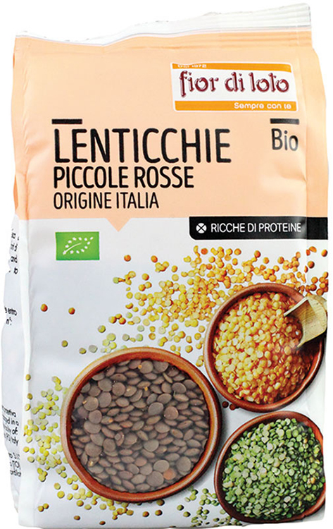 LENTICCHIE PICCOLE ROSSE ITALIA BIO 400 G - Farmafamily.it