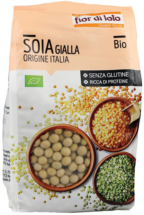 FIOR DI LOTO SOIA GIALLA ITALIA SENZA GLUTINE BIO 400 G - Farmafamily.it