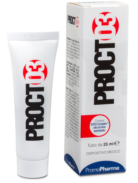 PROCTO3 CREMA PER TRATTAMENTO EMORROIDI 25 ML - Farmafamily.it