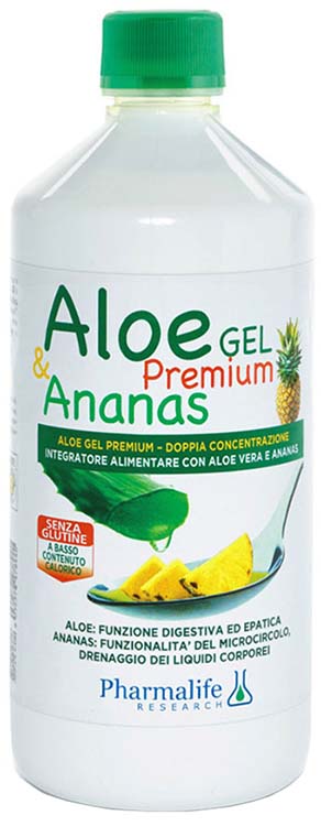 ALOE GEL PREMIUM & ANANAS 1 LITRO - Farmafamily.it