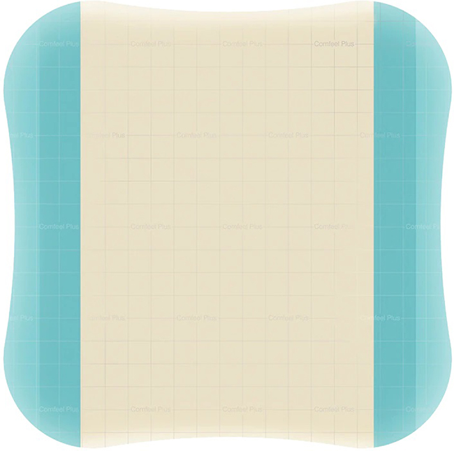 MEDICAZIONE SPECIALE ATTIVA CON IDROCOLLOIDE CON BORDI SMUSSATI COMFEEL PLUS 10X10 CM 10 PEZZI - Farmafamily.it