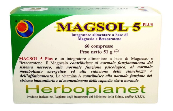 MAGSOL 5 PLUS 60 COMPRESSE - Farmafamily.it