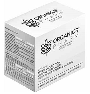 ORGANICS PHARM HAIR LOSS LOTION NEEM OIL-PEPPERMINT-BAICAPIL 12 FIALE DA 6 ML - Farmafamily.it