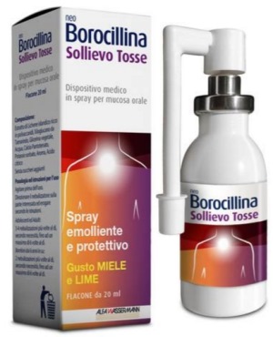 NEOBOROCILLINA SOLLIEVO TOSSE SPRAY 20 ML - Farmafamily.it