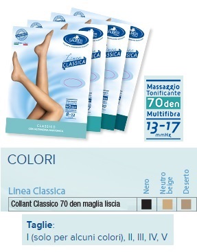 SAUBER COLLANT 70 DENARI MAGLIA LISCIA NERO 4 LINEA CLASSICA - Farmafamily.it