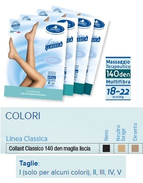 SAUBER COLLANT 140 DENARI MAGLIA LISCIA NEUTRO BEIGE 3 LINEA CLASSICA - Farmafamily.it