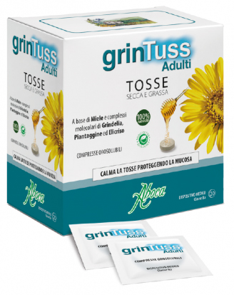 GRINTUSS ADULTI 20 COMPRESSE CON POLIRESIN 1,5 G - Farmafamily.it