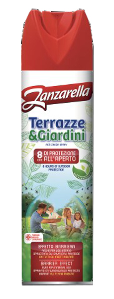 ZANZARELLA AMBIENTE SPRAY DENTRO & FUORI 400 ML - Farmafamily.it