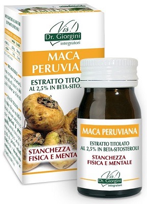 MACA PERUVIANA ESTRATTO TITOLATO 60 PASTIGLIE - Farmafamily.it