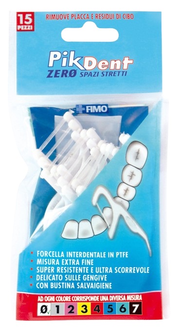 PIKDENT ZERO SPAZI STRETTI 15 FORCELLE INTERDENTALI - Farmafamily.it