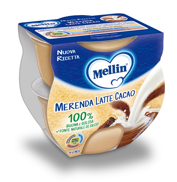 MELLIN MERENDA LATTE CACAO 2 X 100 G - Farmafamily.it
