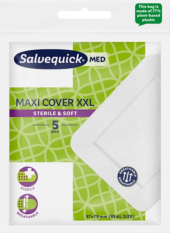 CEROTTO SALVELOX MED MAXI COVER XXL 97X79MM 5 PEZZI - Farmafamily.it
