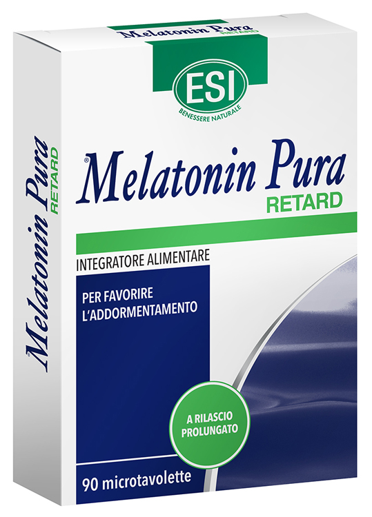 ESI MELATONIN PURA RETARD 90 MICROTAVOLETTE - Farmafamily.it
