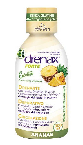 DRENAX FORTE ESOTICO CON ESTRATTO D'ANANAS 300 ML - Farmafamily.it