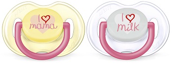 SUCCHIETTO LOVE 0-6 MESI FEMMINA 2 PEZZI - Farmafamily.it