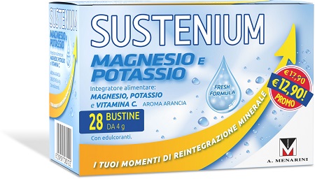 SUSTENIUM MAGNESIO POTASSIO 28 BUSTINE PROMO - Farmafamily.it