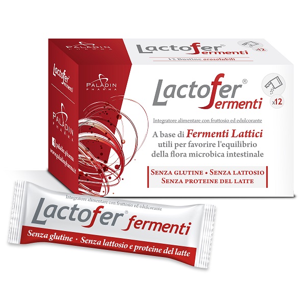 LACTOFER FERMENTI 12 BUSTINE OROSOLUBILI - Farmafamily.it
