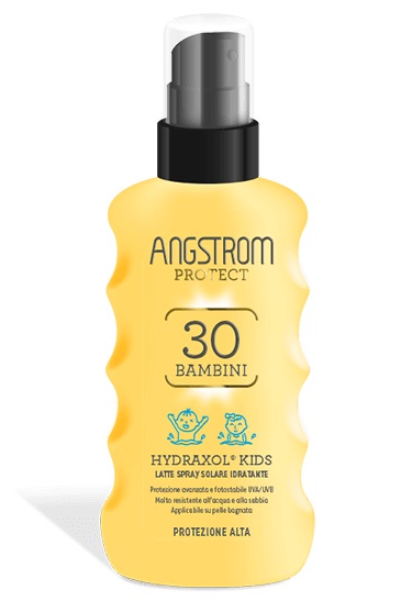 ANGSTROM PROTECT HYDRAXOL KIDS LATTE SPRAY SOLARE PROTEZIONE 30 175 ML - Farmafamily.it