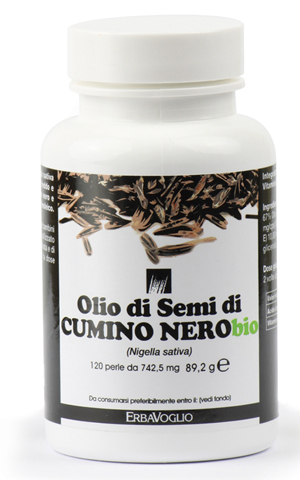 OLIO SEMI CUMINO NERO BIO - 120 PERLE - Farmafamily.it