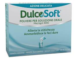 DULCOSOFT POLVERE PER SOLUZIONE ORALE 20 BUSTINE - Farmafamily.it