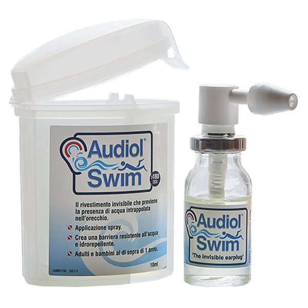 AUDIOLSWIM SOLUZIONE RIVESTIMENTO CANALE UDITIVO COME BARRIERA IDROREPELLENTE - Farmafamily.it