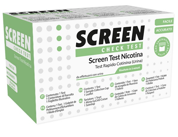 SCREEN TEST NICOTINA/COTININA URINA - Farmafamily.it