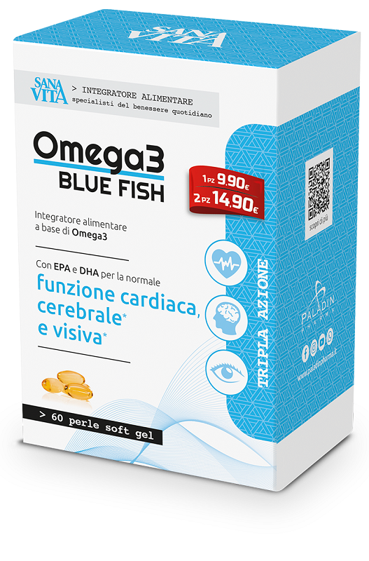 SANAVITA BLUE FISH 60 CAPSULE - Farmafamily.it