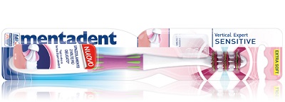 MENTADENT SPAZZOLINO VERTICAL EXPERT SENSI - Farmafamily.it