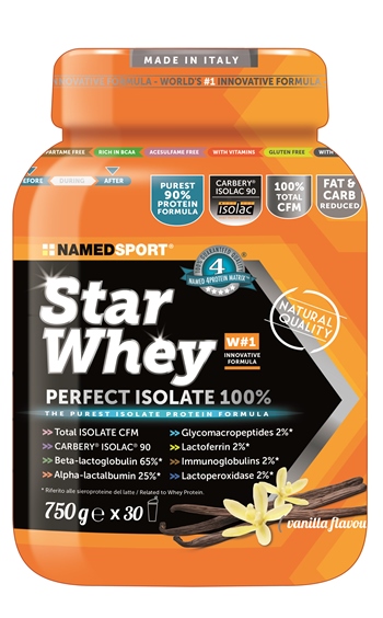 STAR WHEY ISOLATE VANILLA 750 G - Farmafamily.it