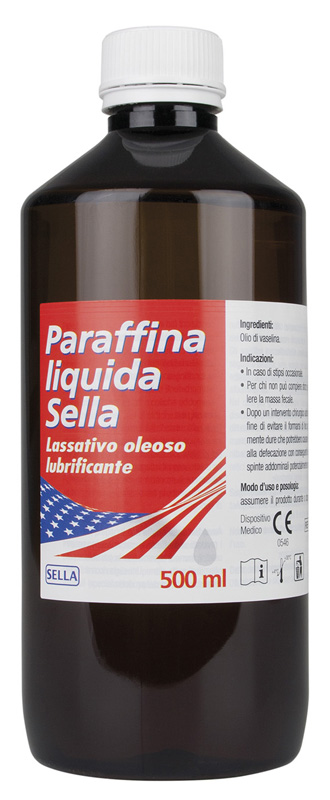 PARAFFINA LIQUIDA MD LASSATIVO 500 ML SELLA - Farmafamily.it
