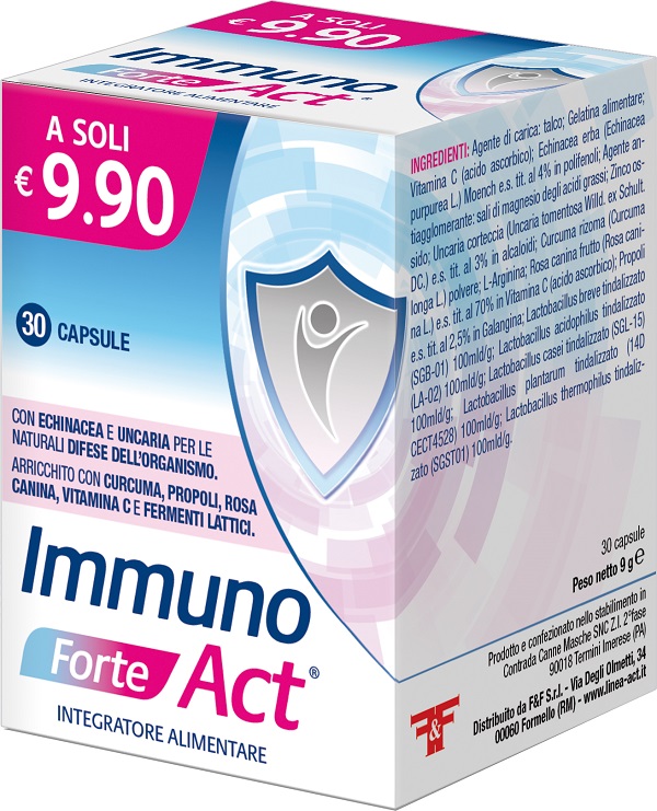 IMMUNO FORTE ACT 30 CAPSULE - Farmafamily.it