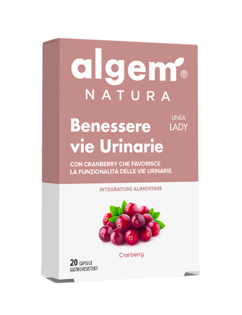 ALGEM LADY BENESSERE VIE URINARIE 20 CAPSULE 710 MG - Farmafamily.it