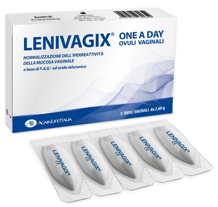 LENIVAGIX ONE A DAY 5 OVULI VAGINALI - Farmafamily.it
