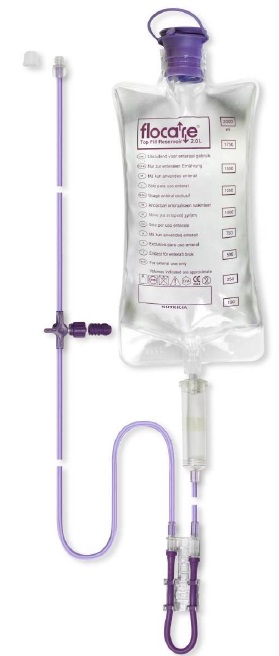 FLOCARE SACCA CON DEFLUSSORE DA 2,0 L POMPA INFINITY - Farmafamily.it