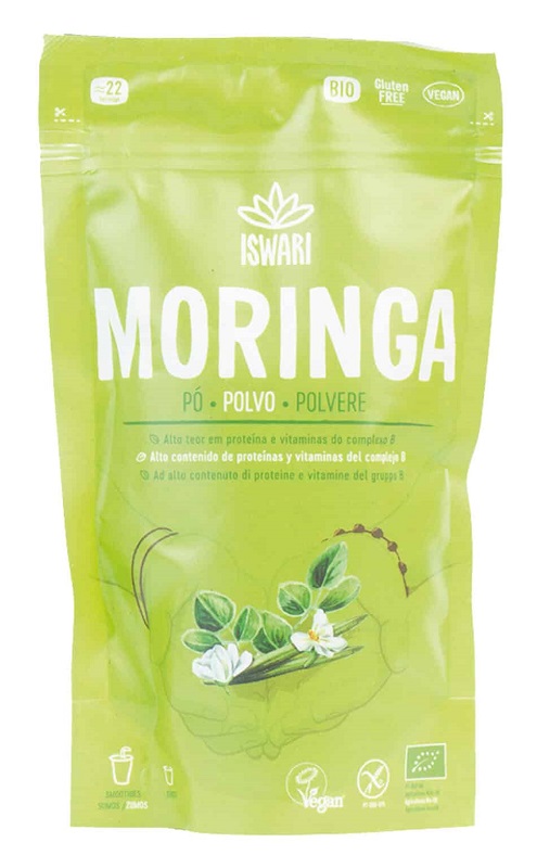 ISWARI MORINGA POLVERE BIO 125 G - Farmafamily.it