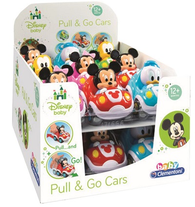 17166 DISNEY BABY MACCHININE PULL BACK EXPO 18 PZ - Farmafamily.it