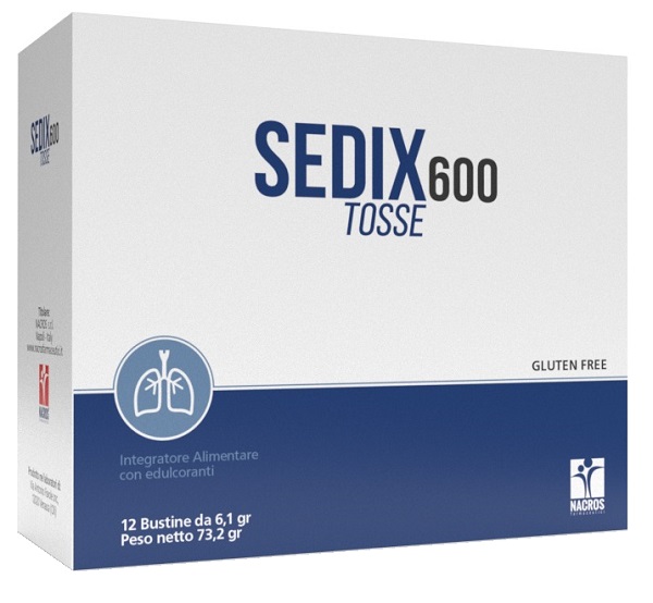 SEDIX 600 TOSSE 12 BUSTINE DA 6,1 G - Farmafamily.it