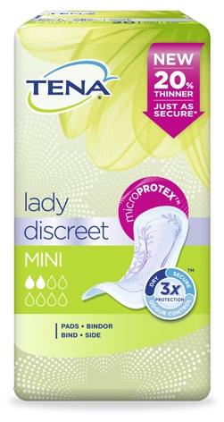 PANNOLONE SAGOMATO TENA DISCREET MINI 20 PEZZI - Farmafamily.it