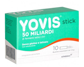 YOVIS STICK 10 BUSTINE 50 MILIARDI DA 1,5 Grammi - Farmafamily.it