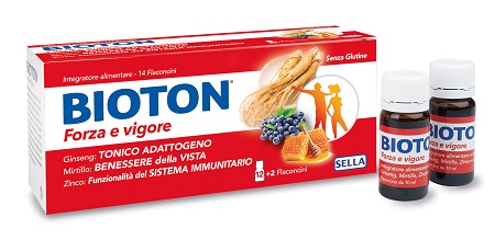 BIOTON GINSENG FORZA VIG 14 FLACONCINI - Farmafamily.it