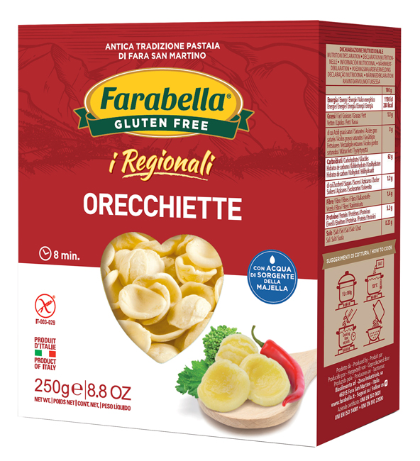FARABELLA ORECCHIETTE I REGIONALI PASTA FRESCA STABILIZZATA 250 G - Farmafamily.it