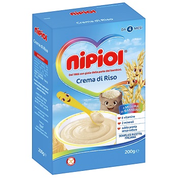 NIPIOL CEREALI CREMA RISO 200 G - Farmafamily.it