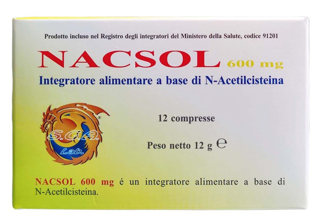 NACSOL 12 COMPRESSE - Farmafamily.it