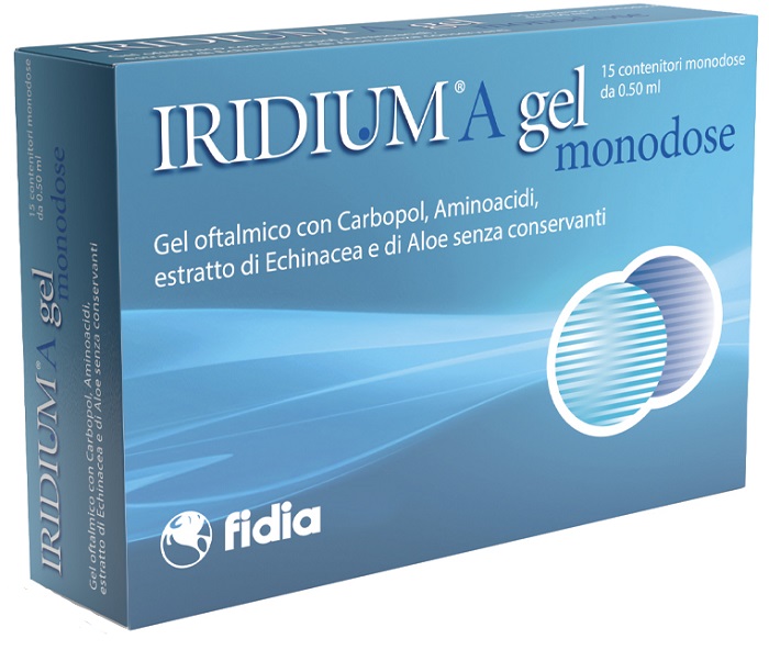 IRIDIUM A GEL OFTALMICO MONODOSE 15 CONTENITORI DA 0,50 ML - Farmafamily.it