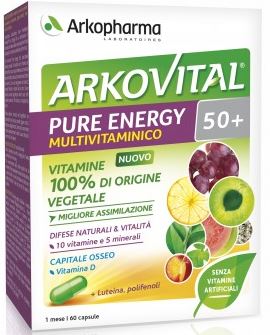 ARKOVITAL PURE ENERGY 50+ 60 CAPSULE - Farmafamily.it