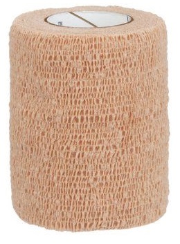 BENDA ELASTICA COMPRESSIVA AUTOADESIVA COBAN 7,5X200CM IN ESTENSIONE 7,5X450CM COLORE CARNE - Farmafamily.it